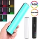 Портативная светодиодная LED лампа с разноцветной RGB подсветкой Camolo W200 Черная - изображение 2