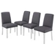 Стул IKEA BERGMUND, белый, Гуннаред классический серый, 094.815.99 - изображение 1