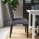 Стул IKEA BERGMUND, черный, Гуннаред классический серый, 794.815.86 - изображение 9