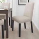 Стул IKEA BERGMUND, черный, Халларп бежевый, 293.880.67 - изображение 2