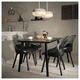 Стул IKEA BALTSAR, черный, 505.321.38 - изображение 6