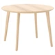 Стіл IKEA ЛИСАБО, ясеновий шпон, 105 см, 404.164.98 - зображення 2