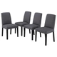 Стул IKEA BERGMUND, черный, Гуннаред классический серый, 594.815.87 - изображение 2