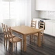 Розсувний стіл IKEA СТУРНЕС, морилка, антик, 147, 204x95 см, 401.768.46 - зображення 4