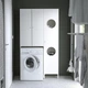 Комбинация для хранения белья IKEA НЮШЁН белый, 105x32x190 см 094.159.53 - изображение 2