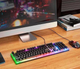 Клавиатура игровая проводная Hoco GM-I8 Pro с LED подсветкой и оптической мышкой RGB USB для Windows/MAC - изображение 2