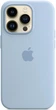 Чехол силиконовый OEM Silicone Case MagSafe для Apple iPhone 14 Pro Sky + Подарок защитное стекло Pixel для Apple iPhone - изображение 4