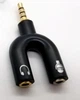 Разветвитель c jack 3.5 4 pin на разъемы для микрофона и наушников Переходник Адаптер Черный - изображение 8