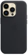 Чехол противоударный кожаный OEMG Guard Shockproof Leather Case with MagSafe для Apple iPhone 14 Pro (6.1") Midnight (MPPG3ZE/A) - изображение 1