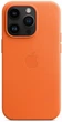 Чехол противоударный кожаный OEMG Guard Shockproof Leather Case with MagSafe для Apple iPhone 14 Pro (6.1") Orange (MPPL3ZE/A) - изображение 1