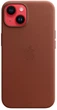 Чохол шкіряний Wave Premium AAA Leather Case with MagSafe для Apple iPhone 14 Umber - зображення 1
