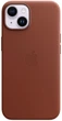Чохол шкіряний Wave Premium AAA Leather Case with MagSafe для Apple iPhone 14 Umber - зображення 5