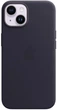 Чохол шкіряний Wave Premium AAA Leather Case with MagSafe для Apple iPhone 14 Ink - зображення 3
