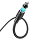 Магнітний Кабель Hoco X52 Sereno Magnetic Lightning 1m Black - зображення 3