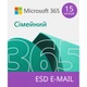 Офісне програмне забезпечення Microsoft 365 Family 32/64 AllLngSub PKLic 15 місяців Online CEE C2R NR (6GQ-01404) - зображення 1