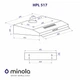 Вытяжка плоская Minola HPL 517 I - изображение 11