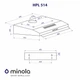 Витяжка плоска Minola HPL 514 WH - зображення 11