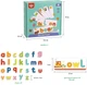 Дерев'яна головоломка для малюків Alphabet Puzzle Tooky Toy гра з буквами Spelling game англійський алфавіт - зображення 5