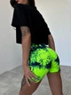 Женская укороченная футболка TOP свободного кроя для любых активностей Oversize S Черная (TH010000S) - изображение 7
