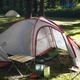 Палатка легкая четырехместнаяNaturehike Hiby NH19ZP005, 40D Серо-красная (6927595742891) - изображение 8