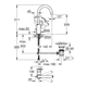 Змішувач для раковини Grohe BauLoop L-Size 23763000 - изображение 2
