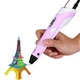 3D ручка c LCD дисплеем и пластиком для рисования Розовый Pen 2 (YU8SH1612) - изображение 3