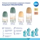 Антиколиковая бутылочка Canpol Babies Easystart Mountains с широким горлышком 240 мл Бежевая (35/243_bei) - изображение 11