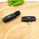Мікрофон Петличний Бездротовий XO MKF08B Lightning Чорний - зображення 4