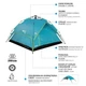 Туристичний намет 2в1 Nils Camp NC7819 синій - изображение 10