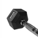 Гантель з фіксованою вагою HMS HEX Pro 35кг - изображение 3