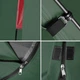 Туристичний намет Nils Camp NC6013 Rocker зелено-червоний - изображение 11
