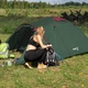 Туристичний намет Nils Camp NC6013 Rocker зелено-червоний - изображение 15
