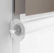 Ролета День Ночь TyulPan 50x170 см Какао с нижним фиксатором - изображение 4