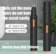 Тример для носа та вух Nose trimmer на акумуляторі з USB зарядкою чорний - зображення 3