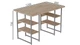 Компьютерный стол Ferrum-decor Карэн 75x120x60 серый ДСП Дуб Сан-Марино 16мм - изображение 1