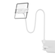 Гнучкий тримач для телефону, планшета з прищіпкою VHG Datura IS 100 см Flexible Mobile Tablet Holder White - изображение 1