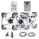 Набор кулеров ALSEYE D-Ringer Rainbow RGB kit CRLS-300DS с контроллером, пультом, лентой - изображение 5