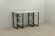Компьютерный стол Ferrum-decor Карэн 75x120x60 черный ДСП Белое 32мм - изображение 1
