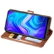Кожаный чехол книжка GATMEN PREMIUM Gallant (PU) для Xiaomi Redmi Note 9 / Redmi 10X Brown - изображение 4