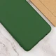 Протиударний Чохол TPU GETMAN Liquid Silk Full Camera для Samsung Galaxy A05 Зелений / Dark green - зображення 3