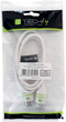 Kabel TECHly HDMI 1.4 Ethernet M/M 3 m Biały (8057685306929) - obraz 4