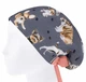 Медицинская шапочка женская HeadwearUniverse универсальная принт Собаки на сером - изображение 3