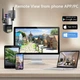 Уличная Wifi IP камера ICsee 4MP с двумя объективами и сигнализацией, поворотная камера видеонаблюдения - изображение 4