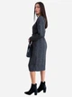Платье вязаное миди женское ARTKNIT Оливия One Size Графит (4823093454941) - изображение 3