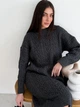 Платье вязаное миди женское ARTKNIT Оливия One Size Графит (4823093454941) - изображение 6