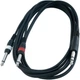 Готовый инсертный кабель RockCable RCL20922 D4 Patch Cable - TRS Jack To 2 X TS Jack (1.5m) - изображение 2