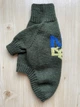 В'язаний Светр для Собак з Гербом України Hand Made Розмір S колір Хакі (00208) - зображення 2