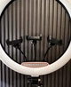 Кольцевая цветная LED лампа Soft Ring Light 45 cm 18" MJ-45 с тремя держателями для телефона и пультом ДУ |Без штатива | 756479 - изображение 9