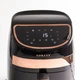 Воздушная фритюрница безмасляная Sokany SK-8011 Сенсорная аэрофритюрница 1500 Вт 3.8 л., Черный - изображение 3