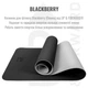 Килимок для фітнесу UP & FORWARD 183x61x0.6 TPE Blackberry - зображення 2